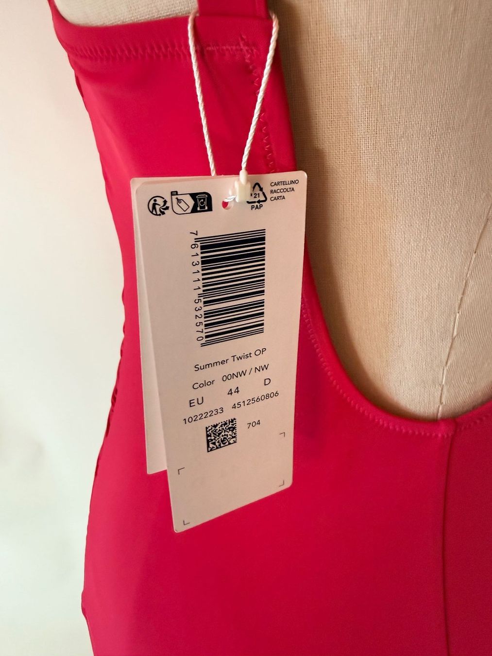 Triumph Costumi da bagno & Bikini: TRIUMPH, Badekleid SUMMER TWIST, Grösse 44D, Farbe Pink – Nuovo e nell'imballaggio originale da Rudolfstetten venduto da gst_g7xl 4