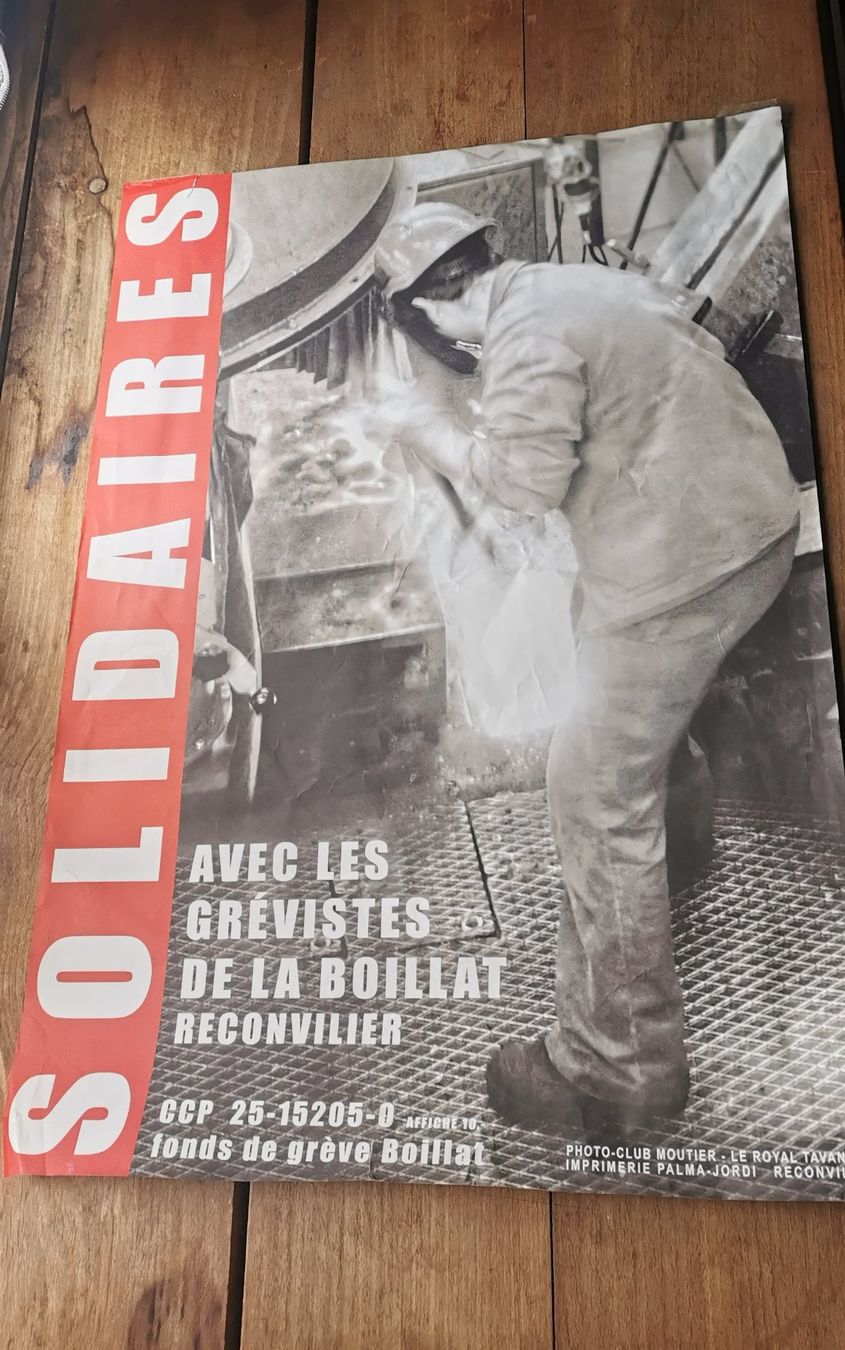 Foto & Immagini: Affiche Grève Usine Boillat Reconvilier – Usato da Lajoux JU venduto da romaingogniat