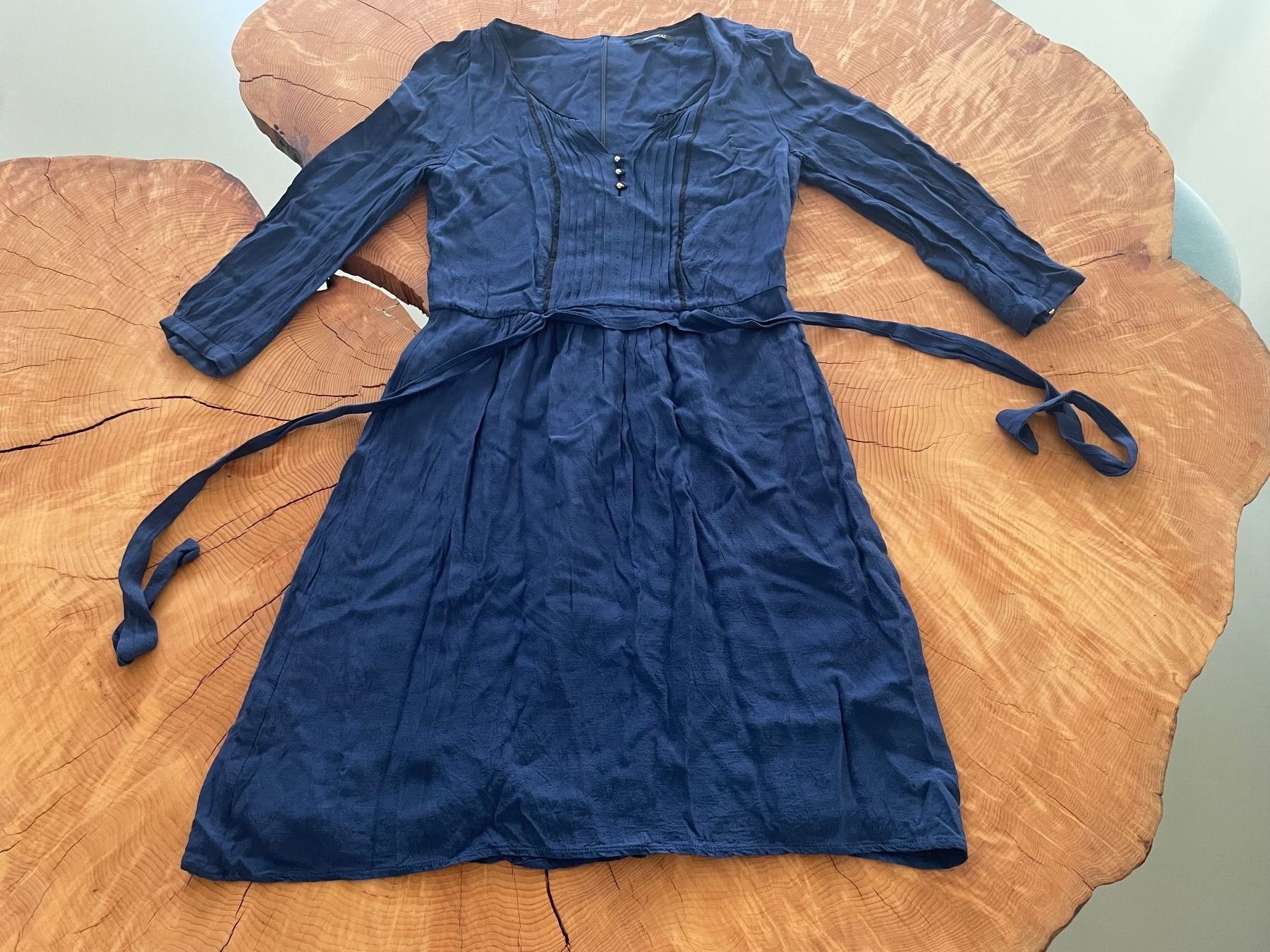 Kookai Kleider: blaues Kleid mit langen Ärmeln / Robe KOOKAÏ 36 – Neu (gemäss Beschreibung) aus Zürich von AnnaSa 4