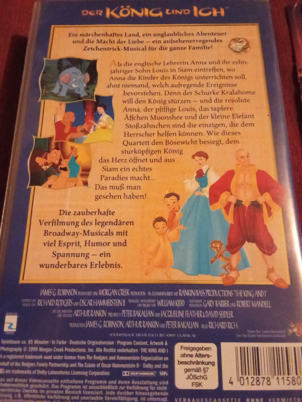 Tutti i VHS: Der König und Ich Warner VHS 16842 – Usato da Remetschwil venduto da Hofiii 4