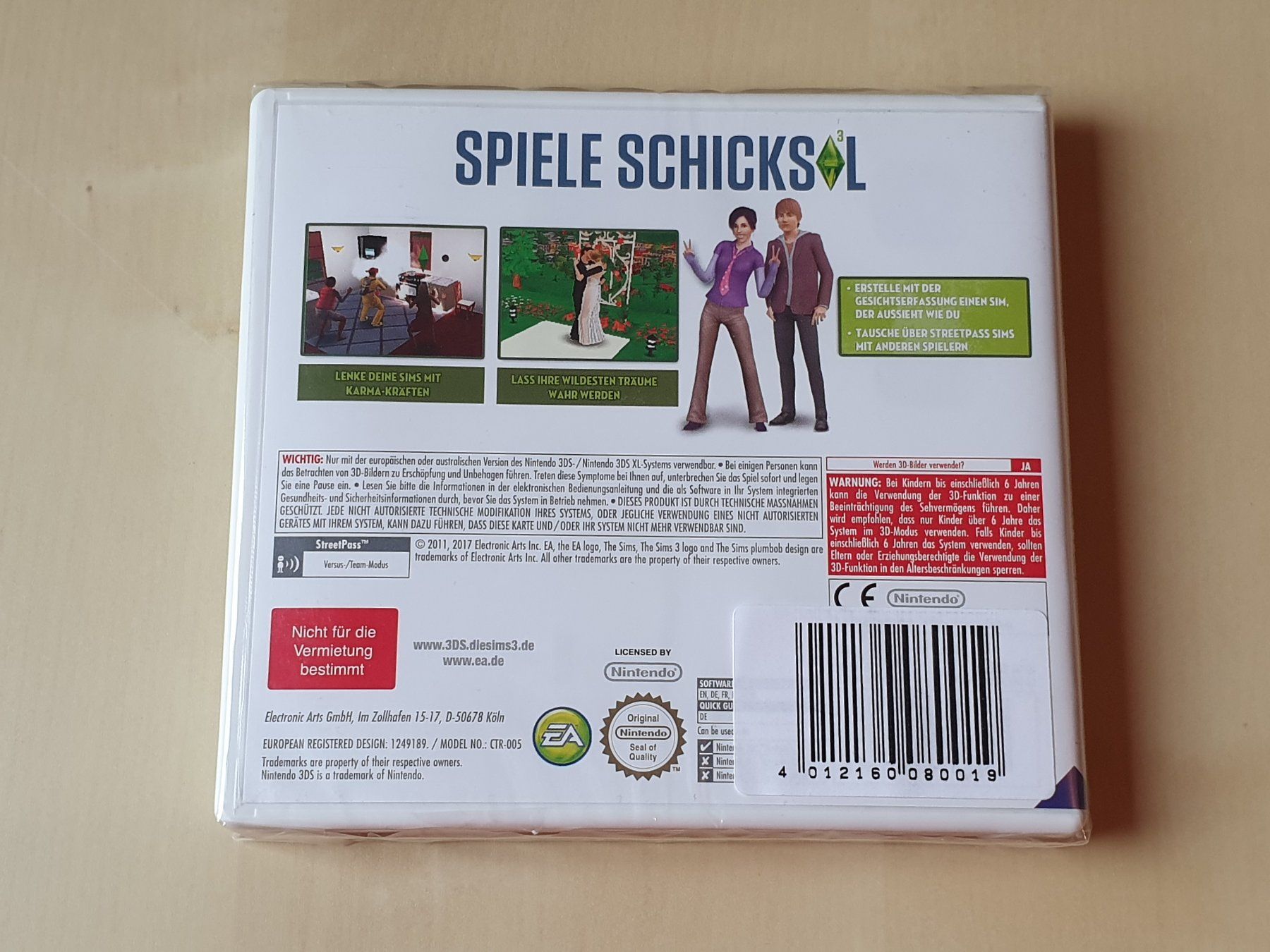 Nintendo Giochi: Die Sims 3 neu und ovp – Nuovo e nell'imballaggio originale da Stansstad venduto da collectorsshop 1