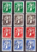 SWITZERLAND 1939: Expo nationale, séries d/f/i complètes, O