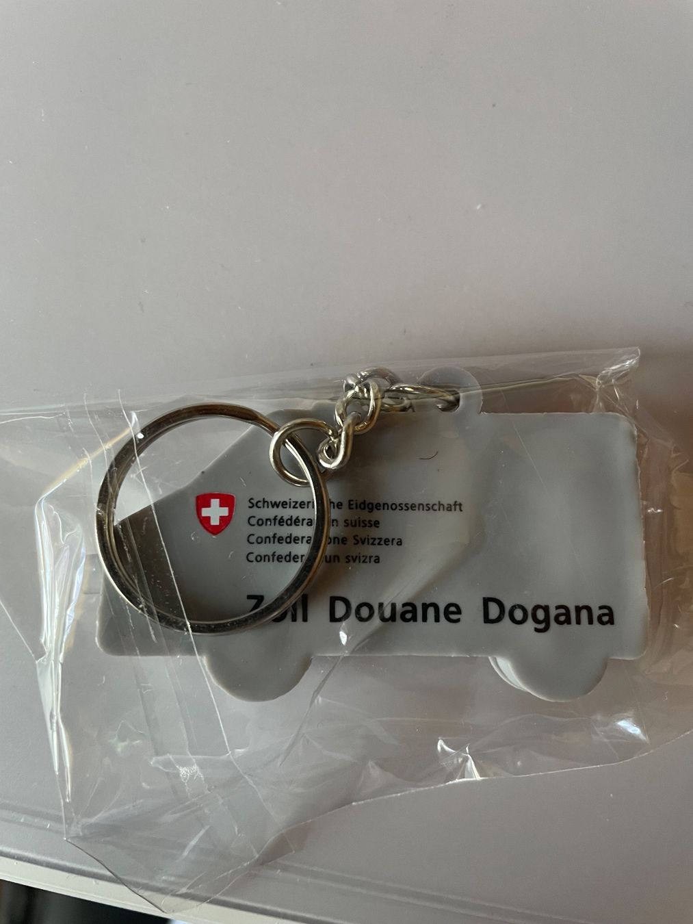 Portachiavi: Porte-clé douane Suisse – Nuovo e nell'imballaggio originale da Leytron venduto da acb_00 1