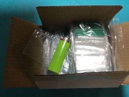 1000 sachets plastic beutel ziplock 60x60mm