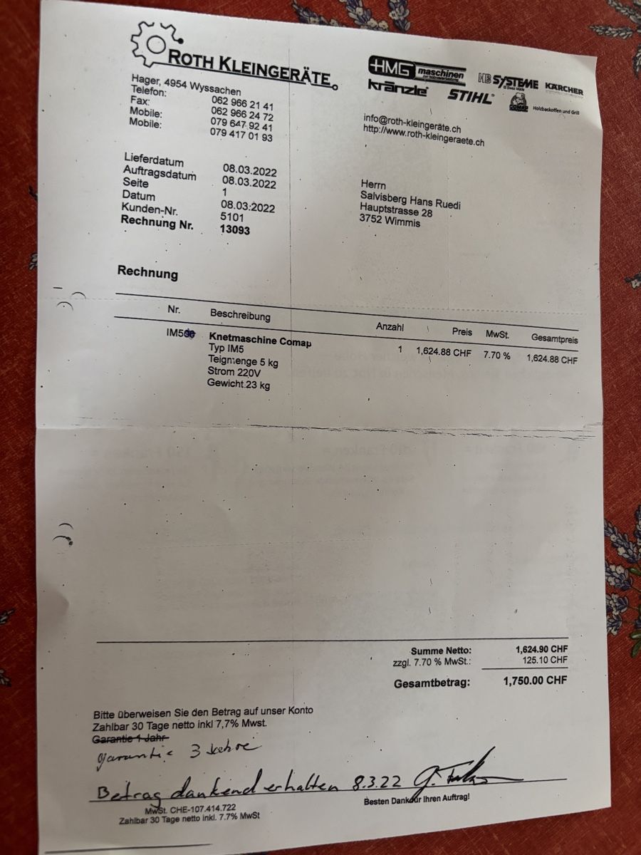 Elettrodomestici da cucina: Comap – Nuovo (secondo la descrizione) da Wimmis venduto da solex49 5