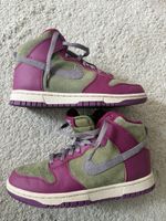 Nike Dunk High Sneaker lila oliv Grösse 39 gebraucht
