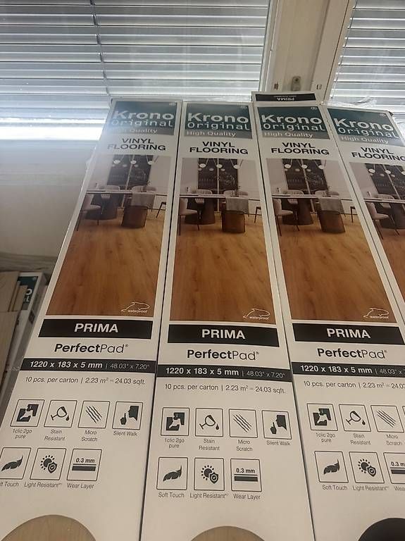 Bodenbeläge: Vinyl Boden Kronorginal  Prima 5 mm – Gebraucht aus Pratteln von swisslaminat 3