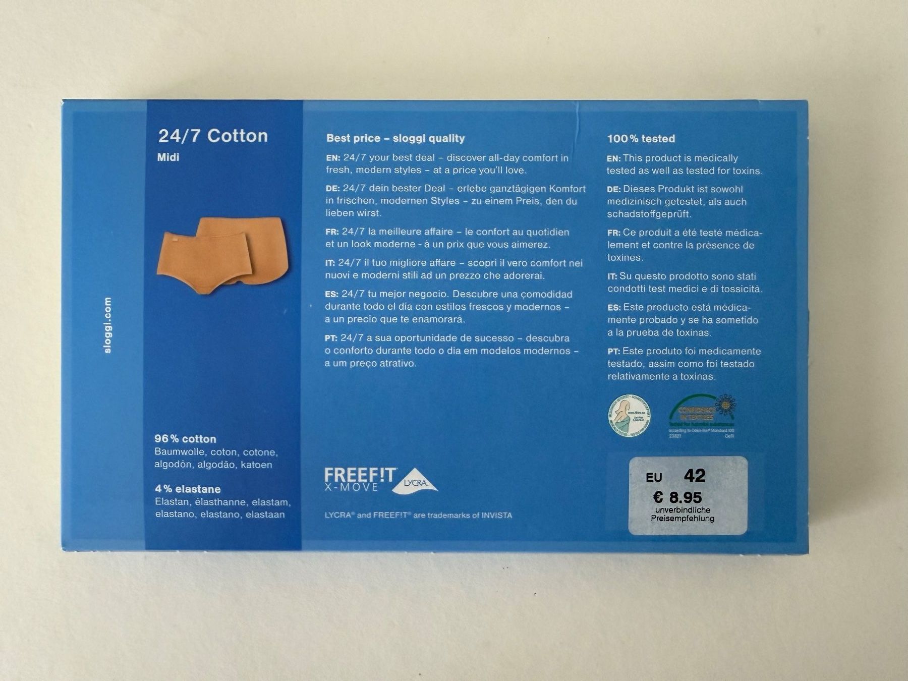 Sloggi Altra biancheria intima: SLOGGI Cotton, Slip Midi, Grösse 42, Farbe Braun – Nuovo e nell'imballaggio originale da Rudolfstetten venduto da gst_g7xl 2