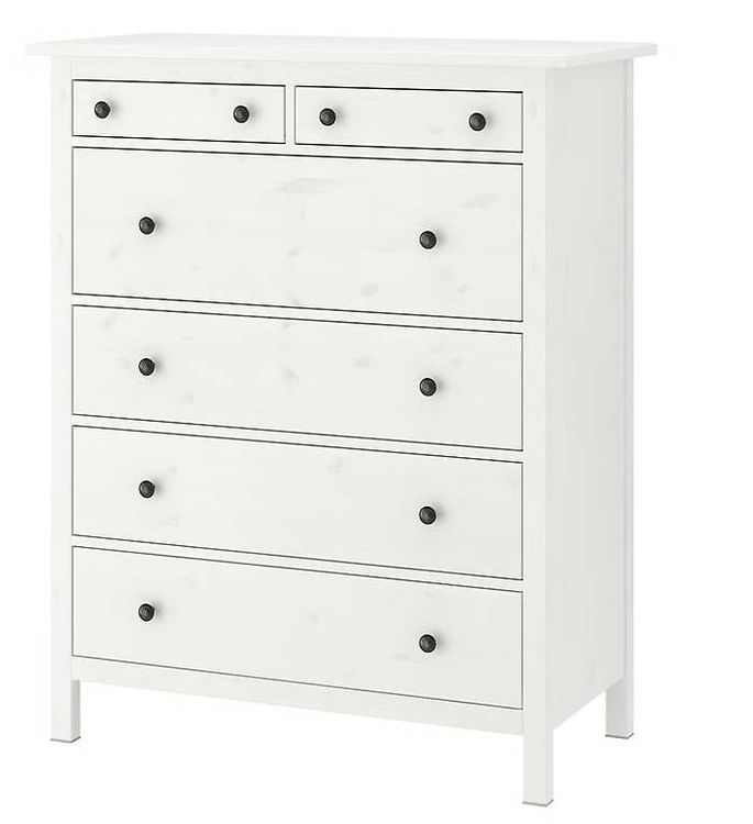 Commode 4 tiroirs HARLINGTON coloris blanc