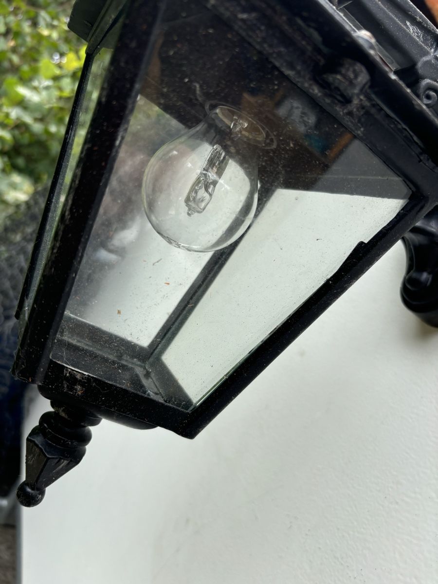 Lampes: Aussenwandleucht Laterne Schwarz – D'occasion à Prêles par 21rena 2