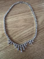 Vintage Strass Colier 38 cm