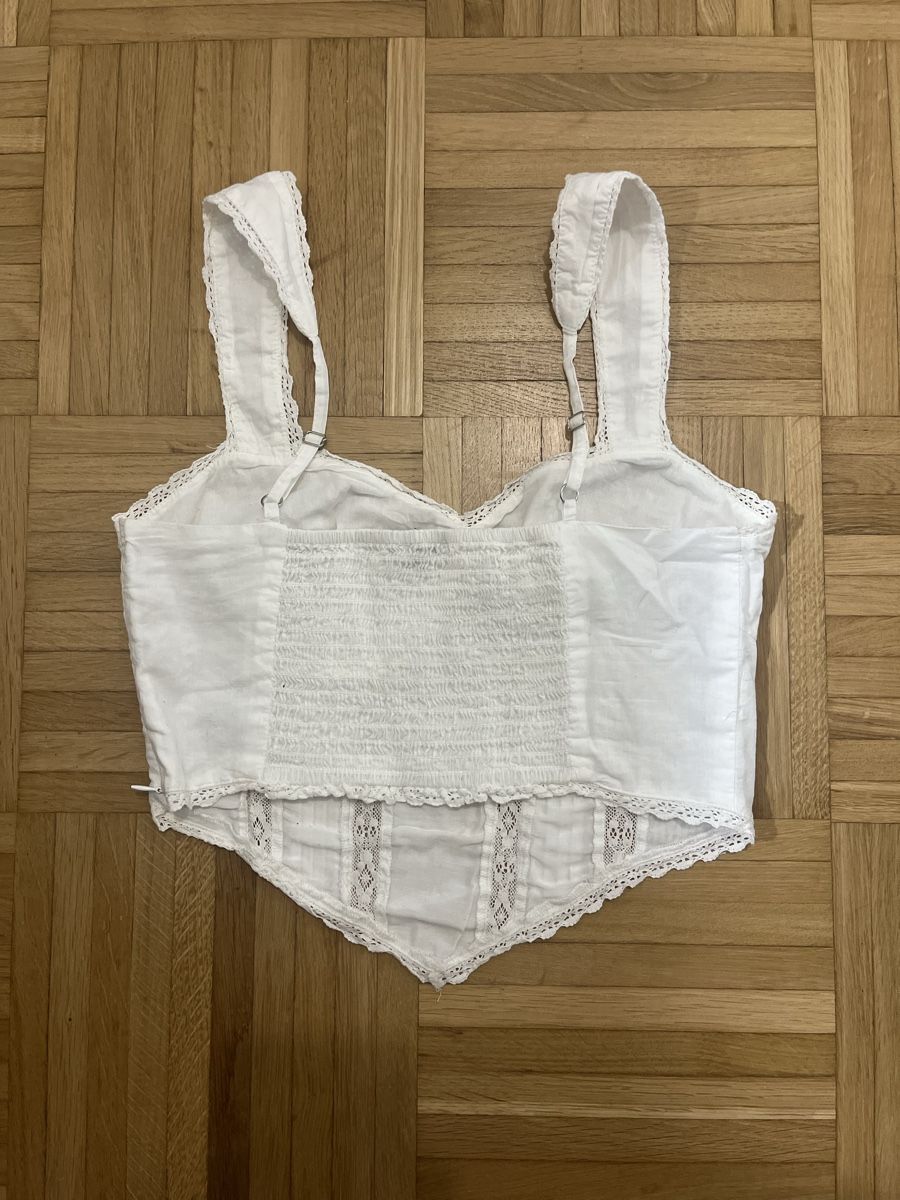 Bershka Top: Bershka Top, Weiss, Grösse S – Usato da Bern venduto da t.nomse 1