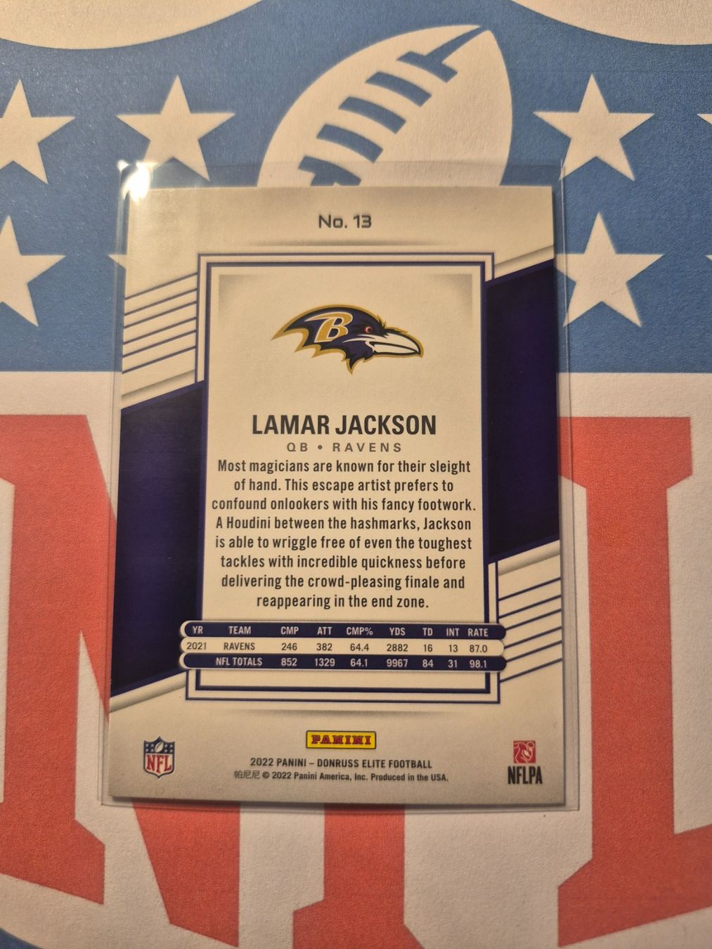 Panini Sammelbilder & Trading cards: NFL Lamar Jackson Baltimore Ravens – Gebraucht aus Treiten von Sauber73 1