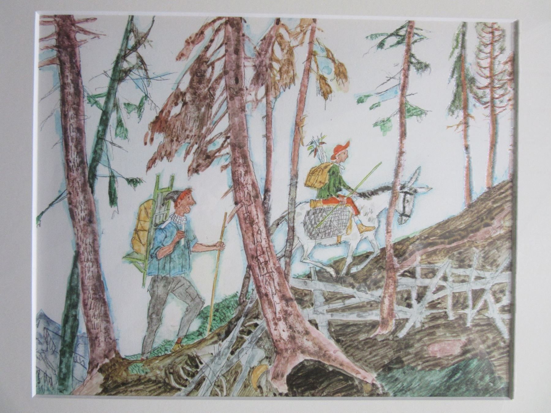 Foto & Immagini: ALOIS CARIGIET MIT RAHMEN – Usato da Gersau venduto da grafik-kunst 1
