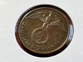 Drittes Reich 2 Reichspfennig 1940 A (Berlin) vzgl - unz