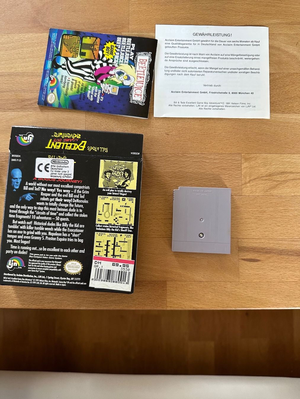 Nintendo Giochi: GameBoy Bill and Ted CIB – Usato da Buch SH venduto da blouperx 1