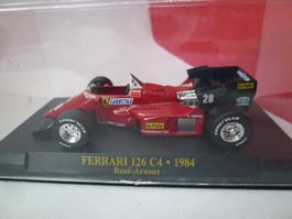 F1 Ferrari 126C4 - Arnoux - top Modell von box - in Box Orig