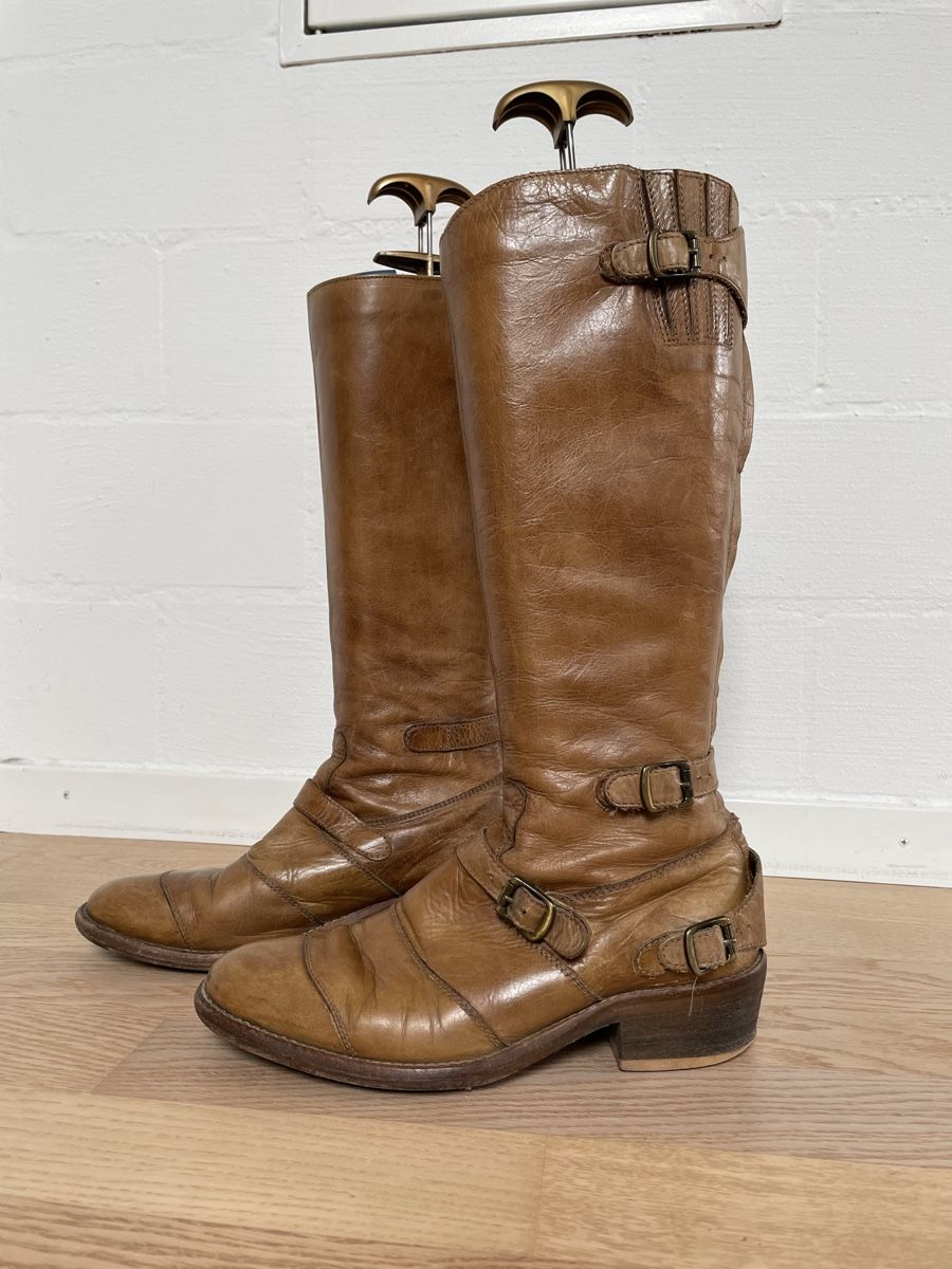 Belstaff Scarpe da donna: Belstaff Lederstiefel braun 39 – Usato da Zürich venduto da lil_x7ky
