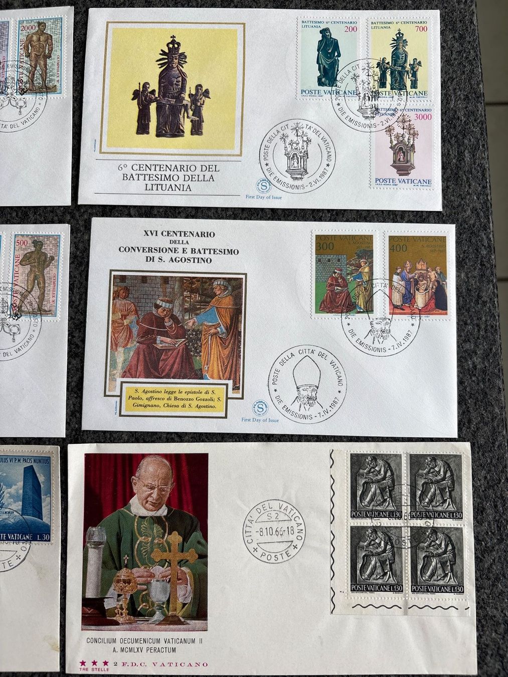Tutti i francobolli: Vatikan Briefmarken Sammlung, 6 Stück – Usato da Ibach venduto da lisch3 2