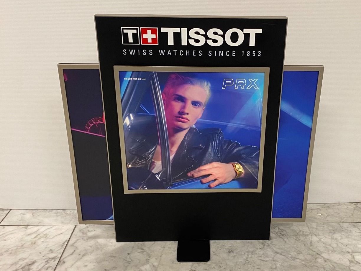 Tissot Orologi: TISSOT Display Aufsteller – Usato da St. Gallen venduto da galluswatches 1