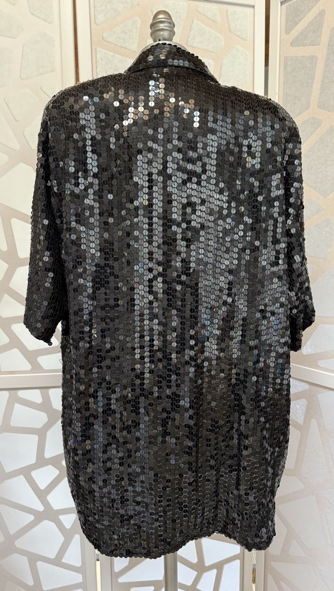 Giacche: Vintage Black sequin jacket. M/L – Nuovo (secondo la descrizione) da Grund b. Gstaad venduto da PlageNeige 3