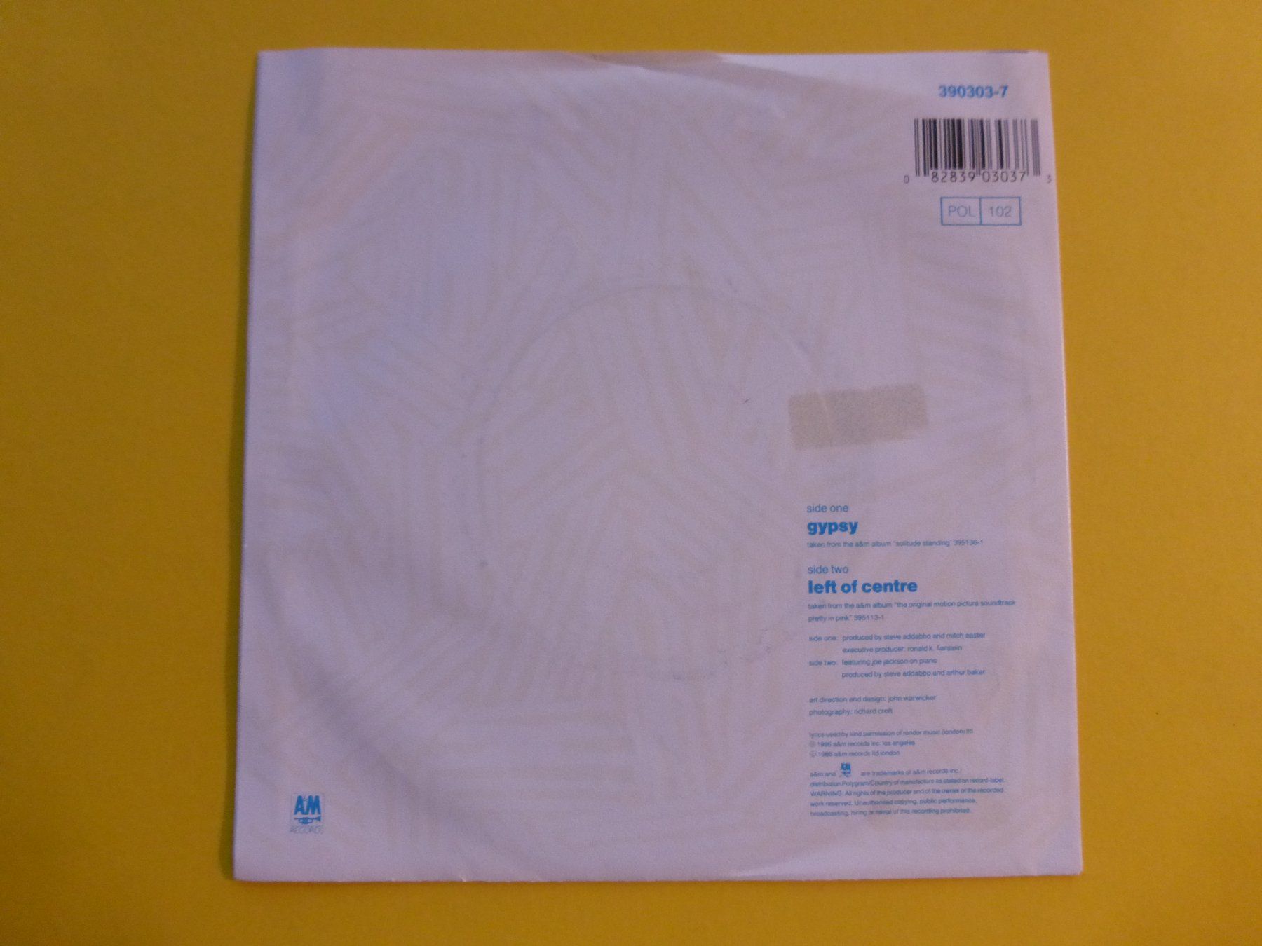 Dischi in vinile: Suzanne Vega – Gypsy – Usato da Zürich venduto da Swiss57 1
