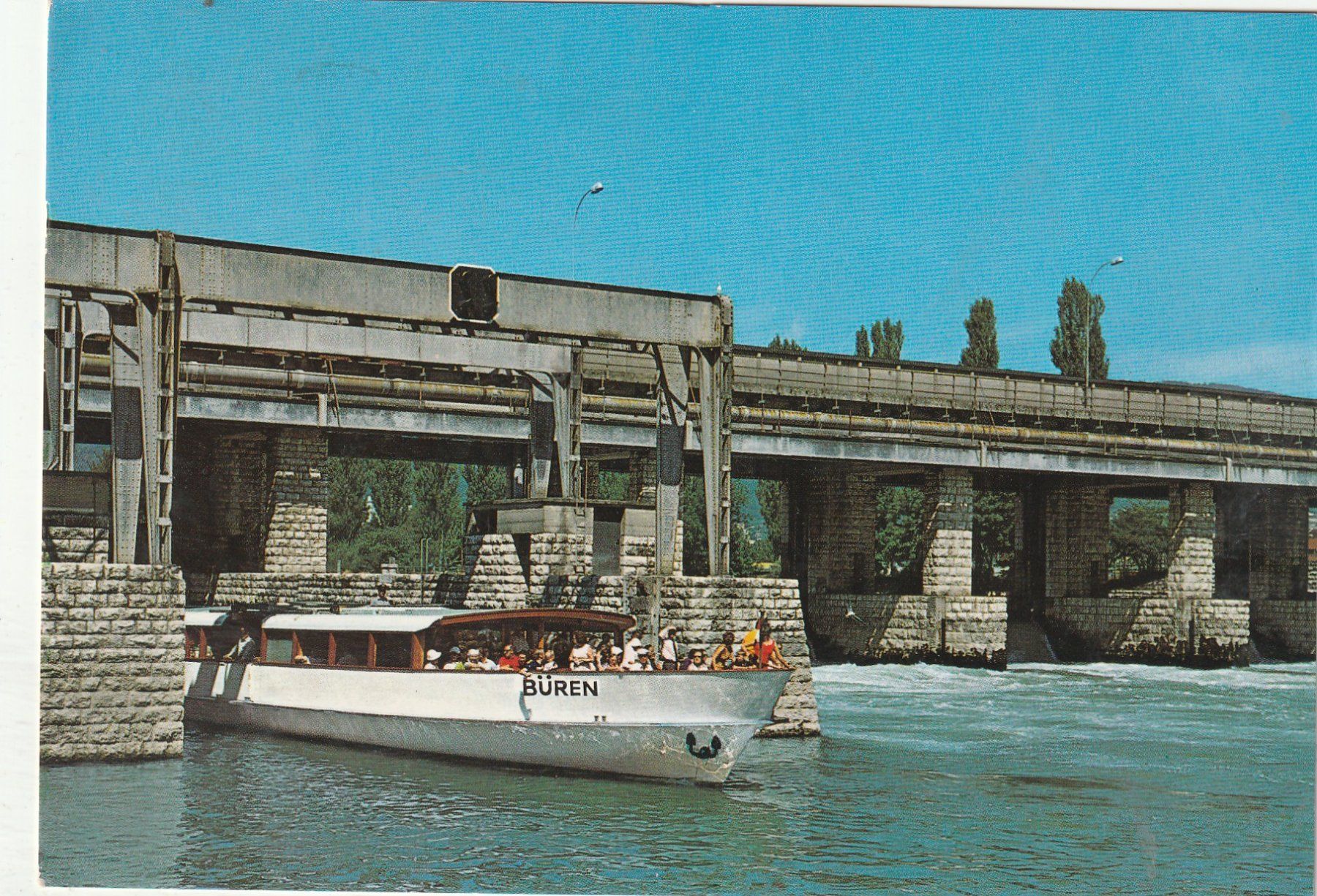 Cartoline postali: Büren Die Schleuse von Pert – Usato da Lumbrein venduto da made02