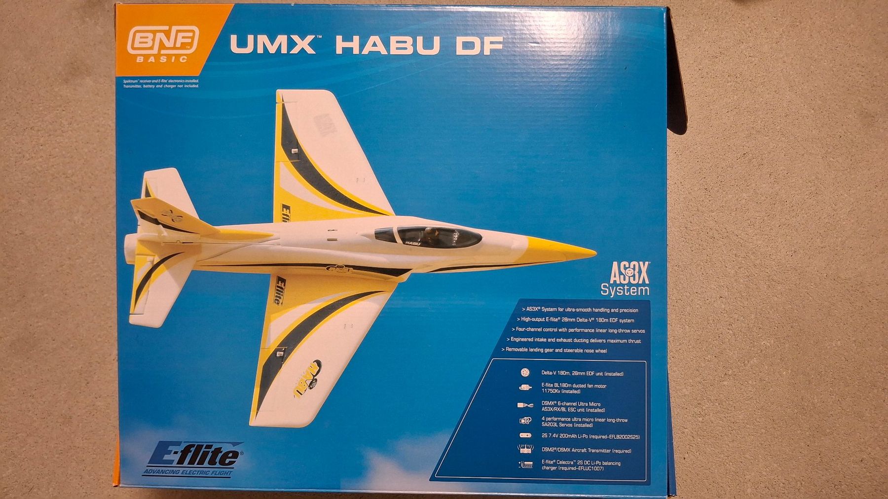 E-Flite RC Modellbau: HABU Jet 180 DF – Neu und originalverpackt aus Rafz von Tasmaniette 5
