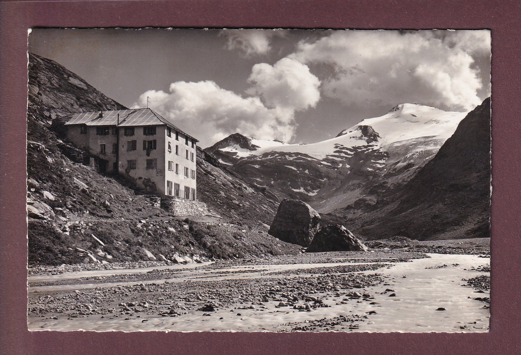 Ansichtskarten: Saas-Tal - HOTEL MATTMARK - Monte Moro – Gebraucht aus Pully von nicecards