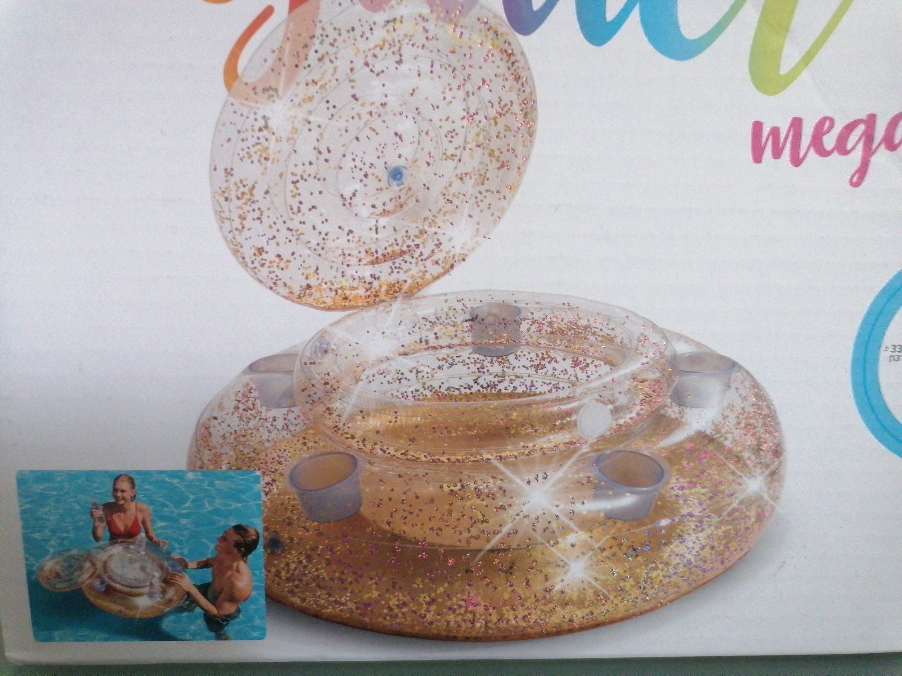 Schwimmbad: Intex Glitzernder Kühlschrank Mega Chill – Neu und originalverpackt aus Bäch SZ von Swissy46 5