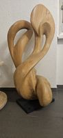 Holzskulptur Abstrakt Kunst Antiquität