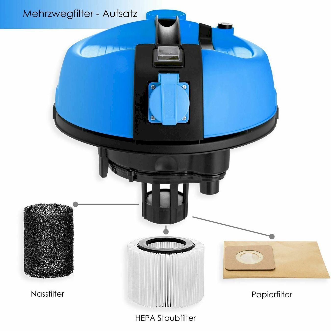 Staubsauger & Zubehör: MASKO Staubsauger 2300W Blau – Neu und originalverpackt aus Bottighofen von zaap 4