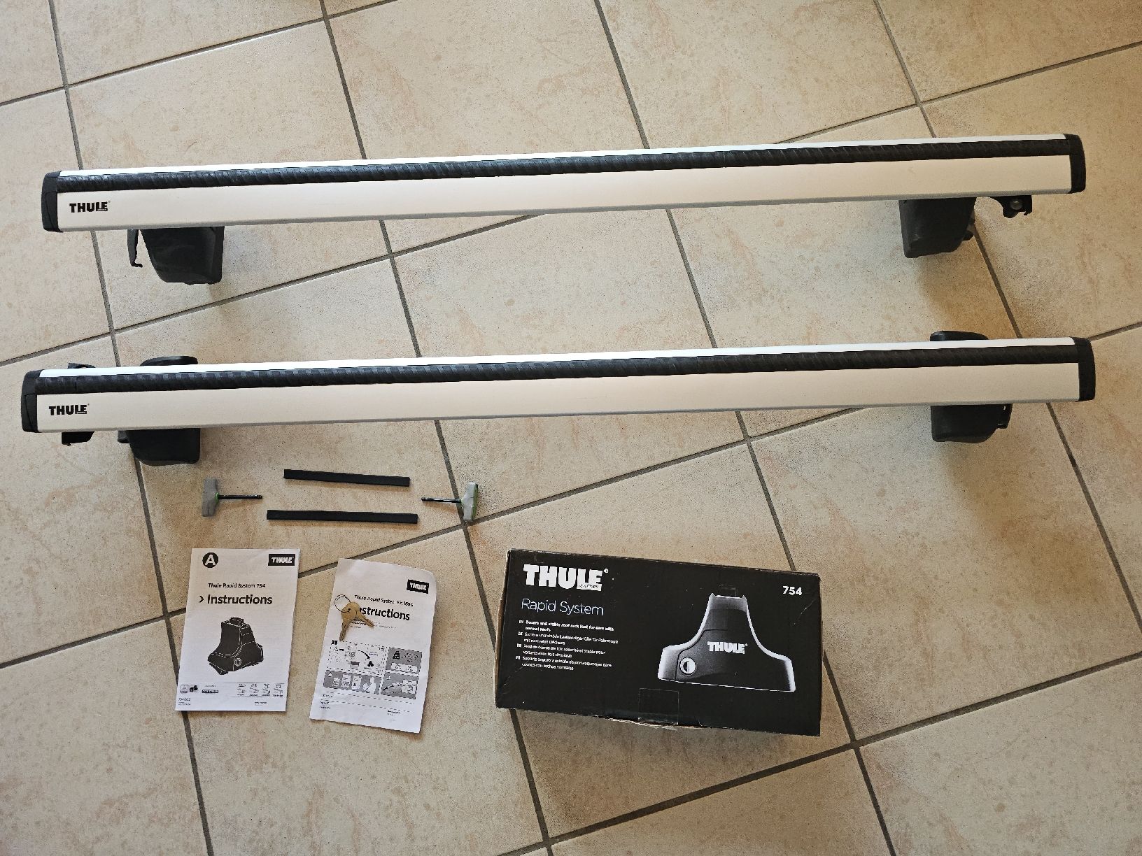 Thule Dachträger: Barres de toit Thule Rapid System 754, kit 1690  Nissan Note – Gebraucht aus Veytaux von Muchmuche