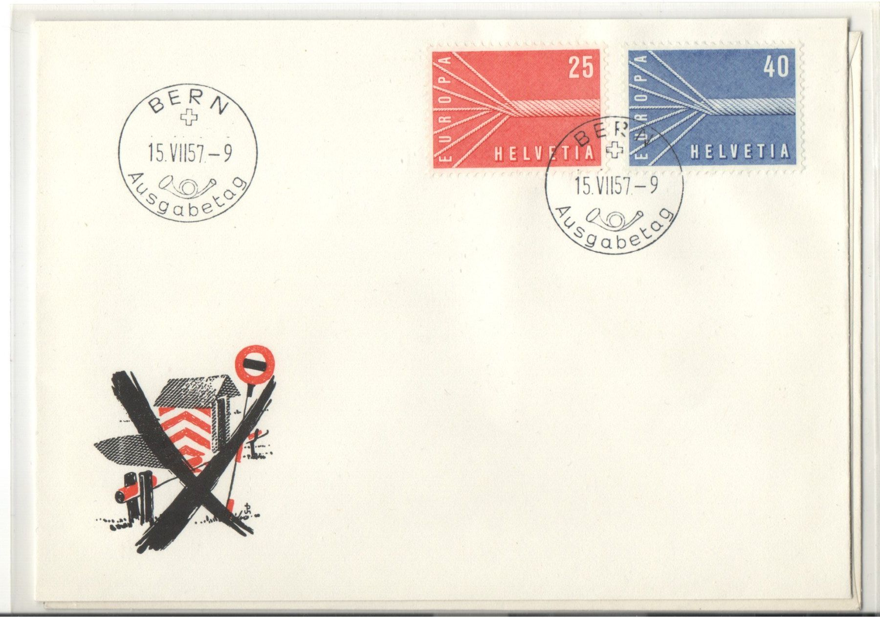 Alle Briefmarken: FDC – Gebraucht aus Echichens von Topfila 2