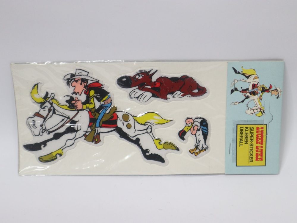 1983 Lucky Luke Aufkleber Sticker Orig. Verp. (Neu und originalverpackt ...