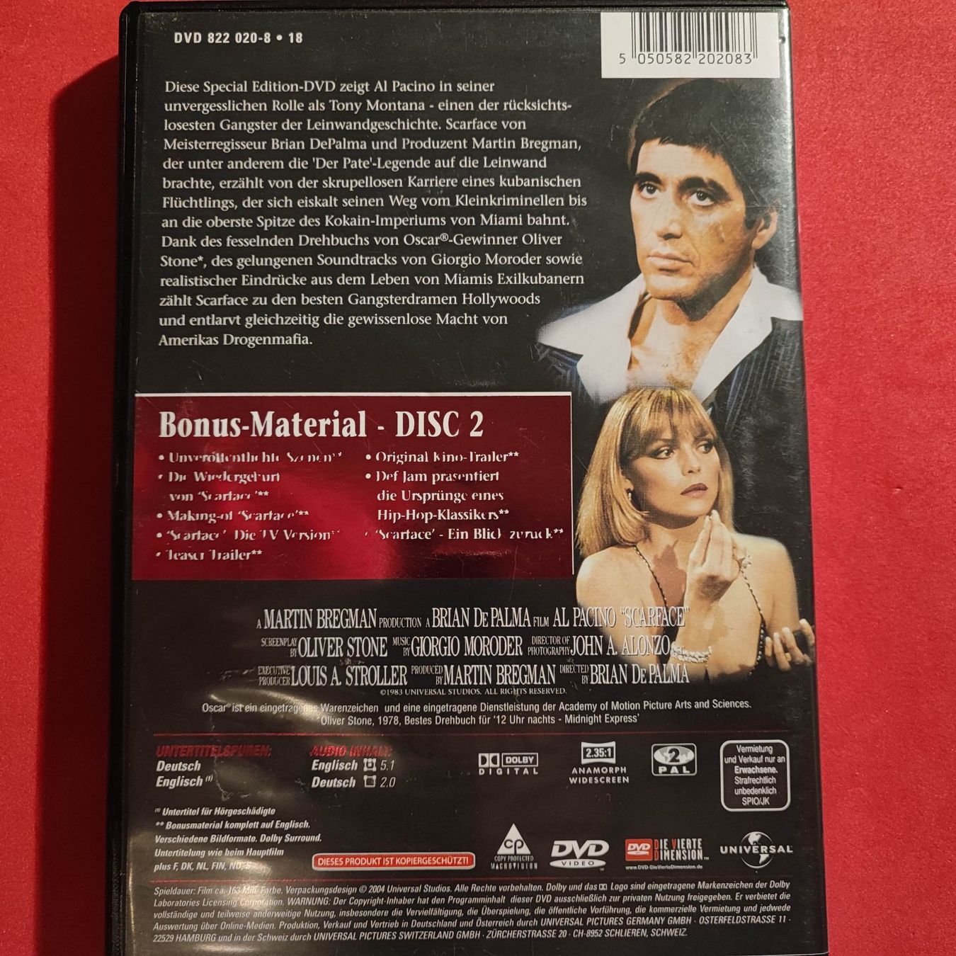 Tutti i DVDs: Scarface - 2 Discs - Special Edition – Usato da Dübendorf venduto da kb86_MOVIE 1