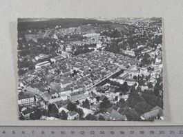 Winterthur, Altstadt, 1953, Flugaufnahme