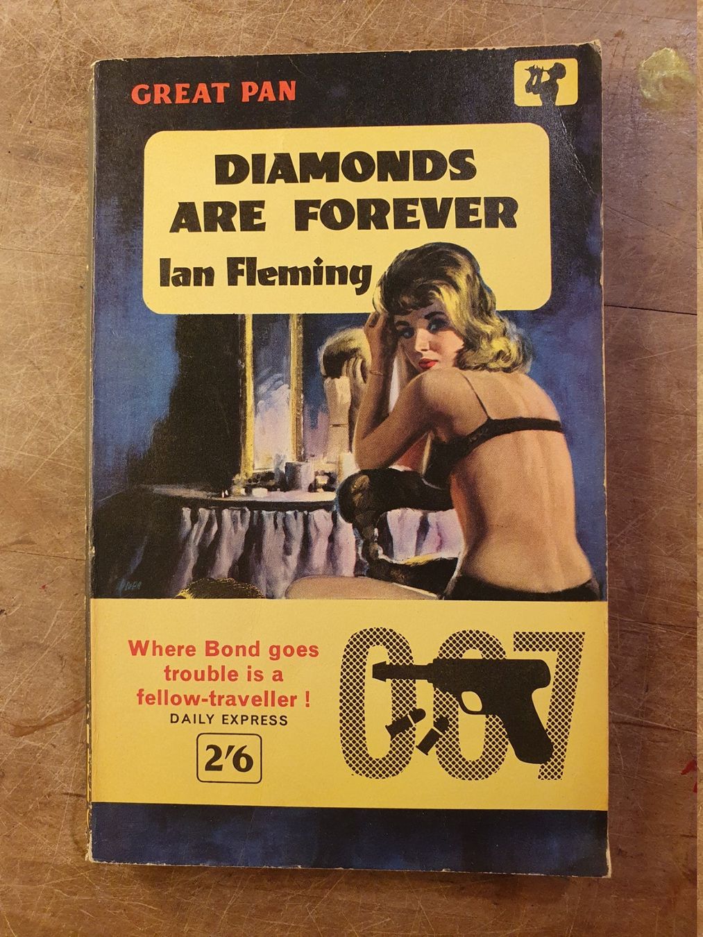 Libri: Diamonds Are Forever - Ian Flemming – Usato da Zürich venduto da loosebone