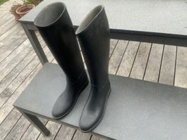 Reitstiefel CADETT aus Gummi, Gr. 41, Schwarz