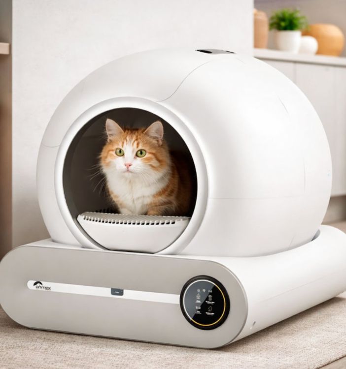 Ohmex Litière automatique pour chat, neutralisation odeurs (Gebraucht ...
