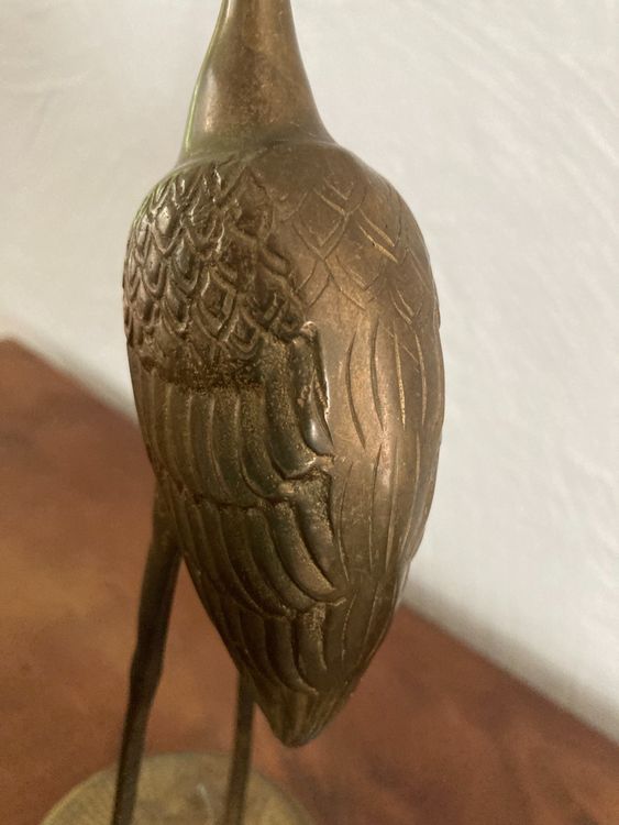 BESPORTBLE Bronzekunst Vogel Statue - Messing Sonnenvogel Deko 4,7cm, Golden