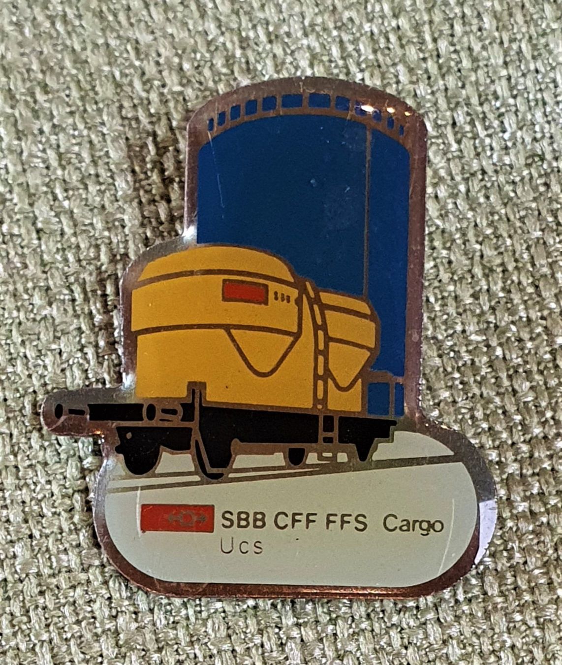 SBB/CFF/FFS Plaketten & Abzeichen: K097 - SBB CFF FFS Cargo Ucs – Gebraucht aus Reinach BL von Boston-Verkauf