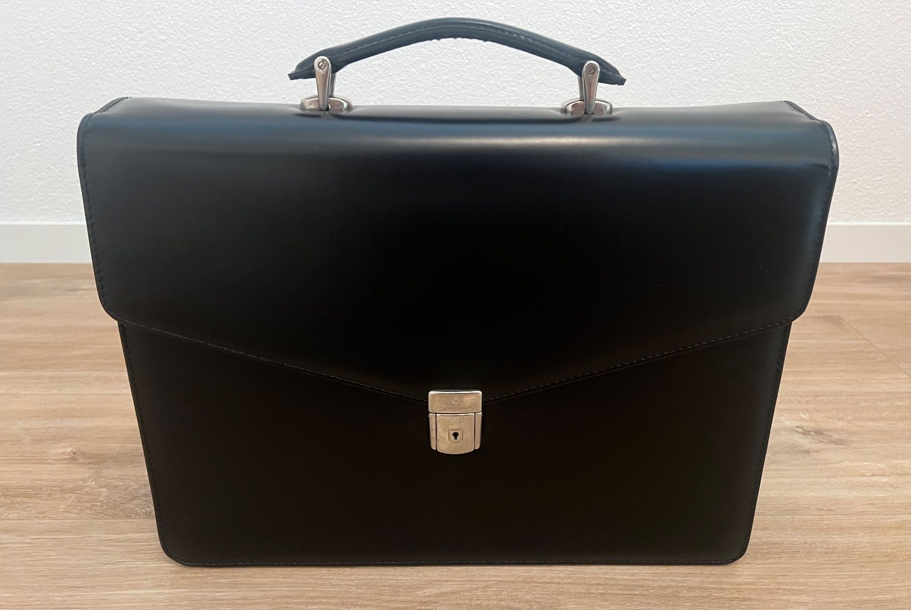 Samsonite Koffer & Taschen: Samsonite Aktentasche Leder schwarz - neu – Neu (gemäss Beschreibung) aus Hildisrieden von Mara6