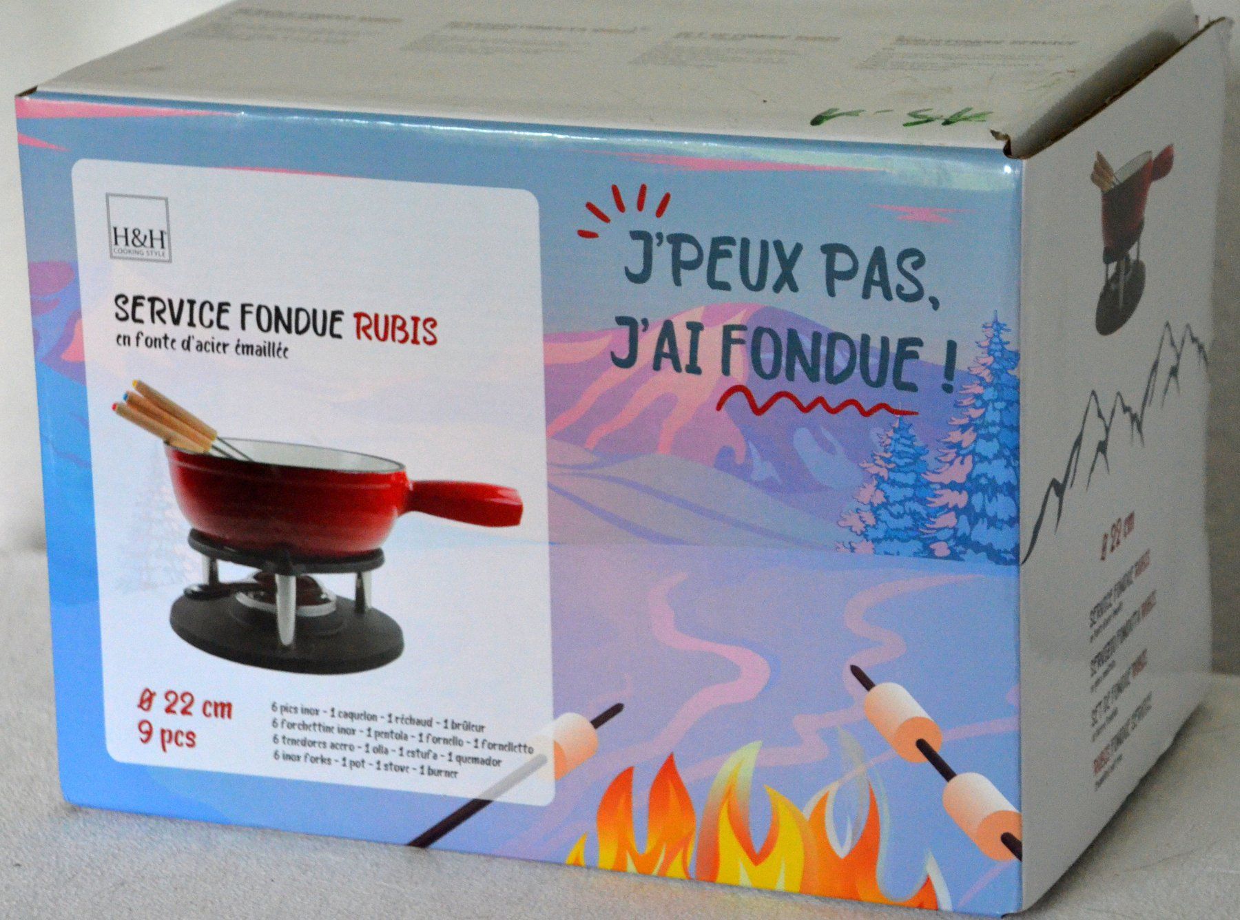 Set di piatti: Fondue-Set / Service à fondue – Nuovo (secondo la descrizione) da Collonges venduto da arashee 1