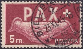 1945, PAX Nr.273 (Betende Hände) Luxusstück BIEL, K: 300.-+