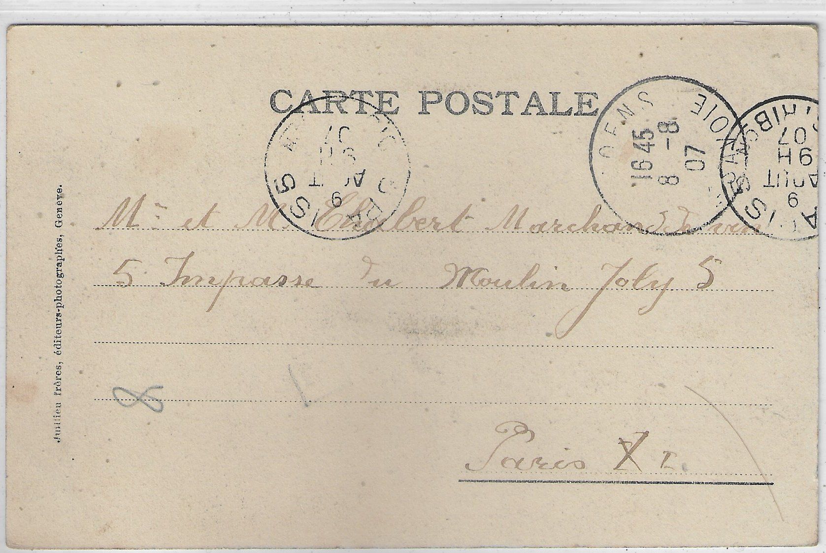 Cartoline postali: Paysannes de Champery - coloriert – Usato da Ettingen venduto da Kartenplanet 1