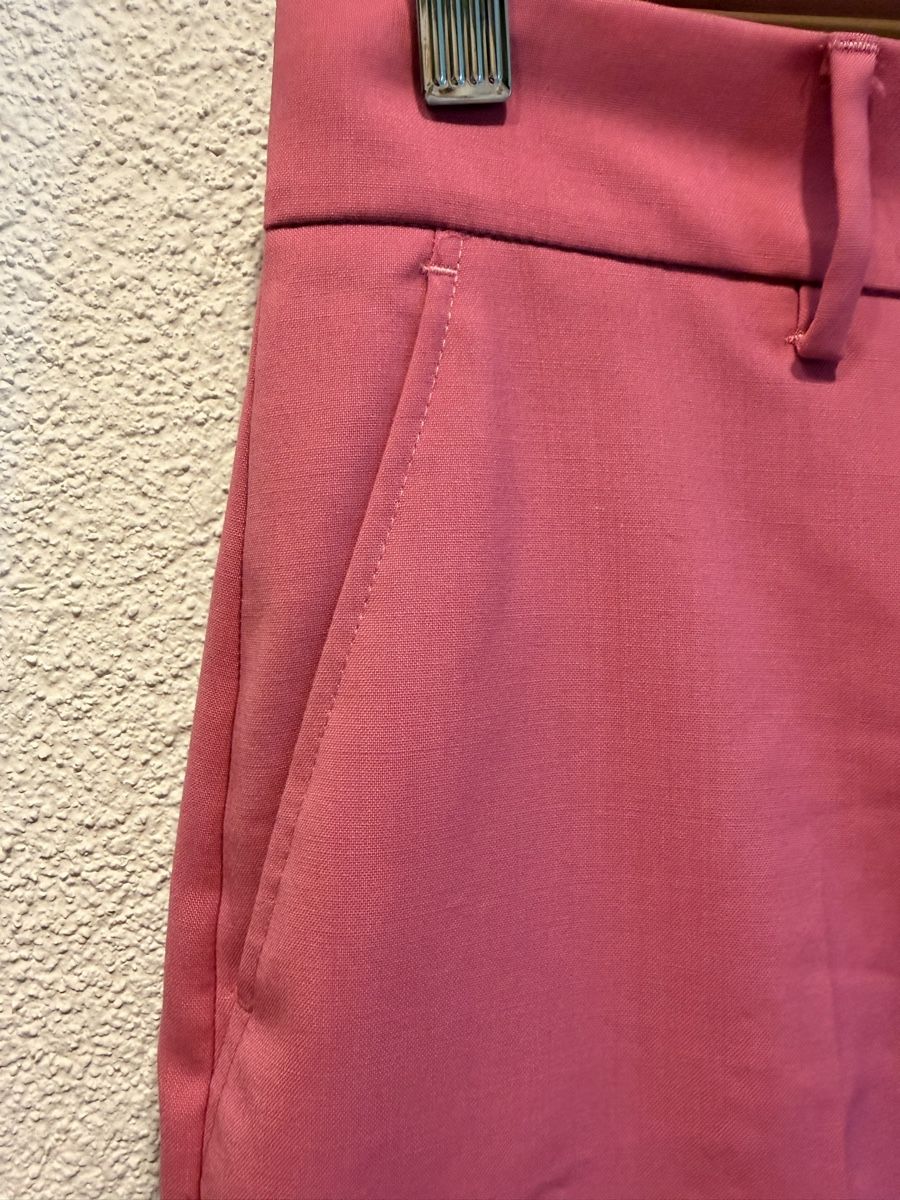 Max Mara Pantaloni: Weekend Max Mara Pink Wool Culottes Size 8 - Perfect for Spr – Nuovo (secondo la descrizione) da Männedorf venduto da iza04 7