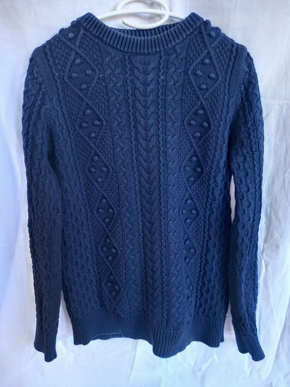 Maglioni & Felpe: Pull torsadé bleu ZARA KNIT Taille M – Usato da Faoug venduto da per_kp6r