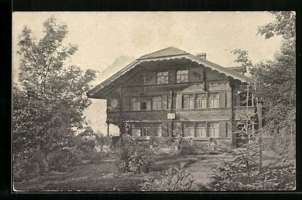 Ansichtskarten: AK Adelboden, Chalet Suisse – Gebraucht aus Berlin von bartko-reher