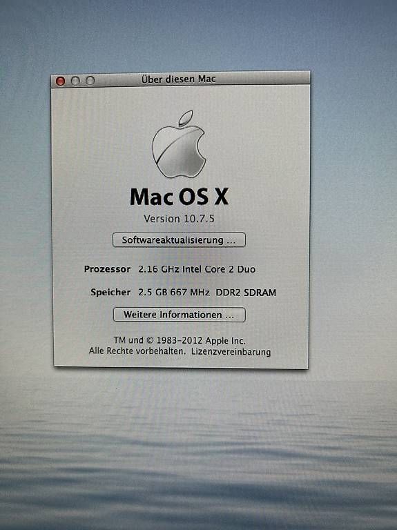 Apple PC: iMac 20", Ende 2006 – Usato da Aarwangen venduto da Urtsa 1